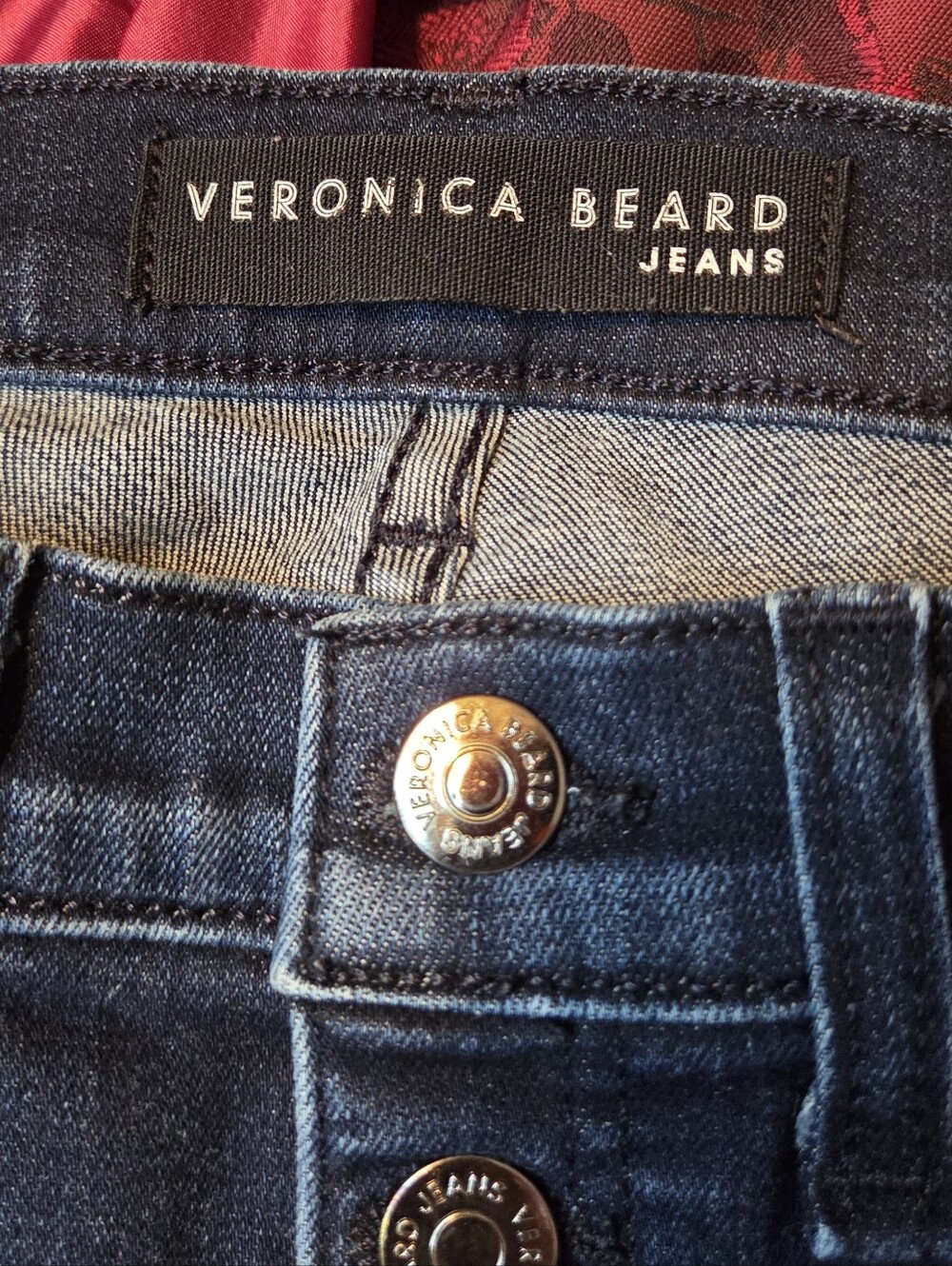 Excellent condition! Veronica Beard Carolyn Baby Boot Jeans Midnight, Size 28 - Picture 11 of 13